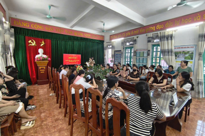 TRƯỜNG MẦM NON HỒNG THUẬN TỔ CHỨC THÀNH CÔNG HỘI NGHỊ CÁN BỘ, VIÊN CHỨC NĂM HỌC 2025 – 2026.